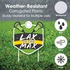 Big Dot of Happiness Lax to the Max Lacrosse Yard Sign and Outdoor Lawn Decorations Party Yard Signs Set of 8 - 3 of 4