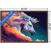 Trends International Wumples - Horse In The Sky Framed Wall Poster Prints - 3 of 4