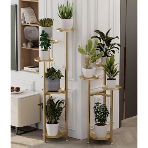 Indoor Flower Stand with Plant Stand Rack, Plant Stand Metal, Flower Staircase, Flower Bench,  Easy to Install Flower Stand Metal - 1 of 4