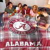 NCAA Alabama Crimson Tide Plaid Ultra Cozy Throw Blanket - 3 of 3