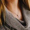 Pavilion Gift Company - Faith Violet Mist Opal - 16.5"-18.5" Rhodium Plated Inspirational Necklace - Necklaces - 3 of 4