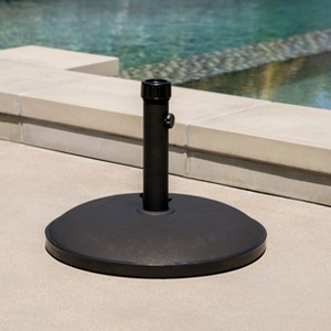 Okak All-Weather Round Umbrella Base with Adjustable Knob, Umbrella Stand and Concrete Inside, Cantilever Umbrella Base for Home - 1 of 4