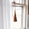 Hoop Top Orange Tassel Cotton & Wood - Foreside Home & Garden - 2 of 4