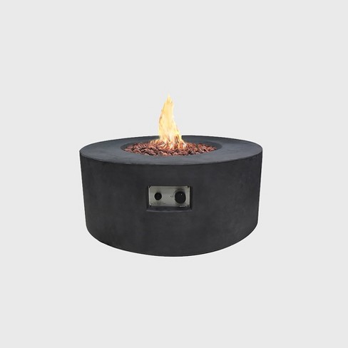 Venice Concrete Propane Fire Table Black Modeno Target