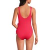 Lands' End Women's Chlorine Resistant Side Tie Wrap High Leg One Piece Swimsuit - 2 of 4