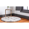 Unique Loom    Hygge Shag Trellis Area Rug - 3 of 4
