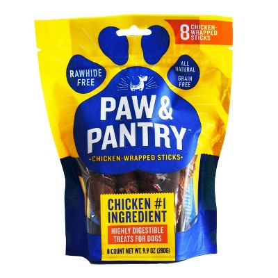 Paw & Pantry Chicken-Wrapped Sticks Dog Treats - 8pk