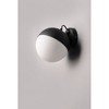 ET2 Lighting Half Moon 1 - Light Wall Light in  Black - 4 of 4