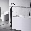 Sumerain Freestanding Bathtub Faucet Matte Black Floor Mounted Tub Filler with Handheld Shower - 2 of 4