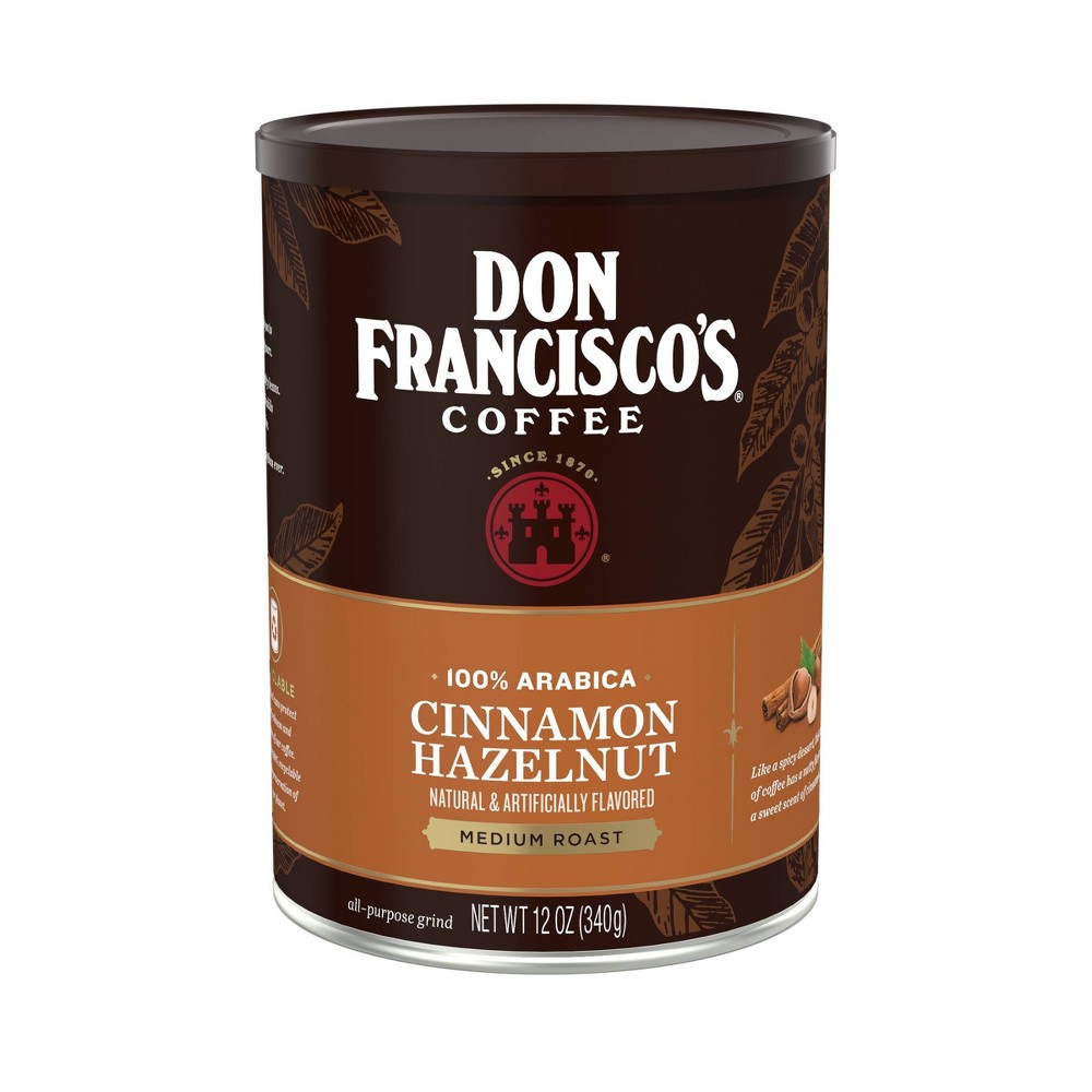 Photos - Coffee Don Francisco's Cinnamon Hazelnut Medium Roast Ground  - 12oz