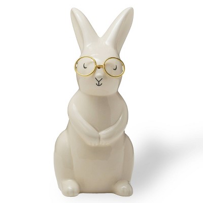 Easter Ceramic Wire Bunny Figural Glasses - Bullseye's Playground™