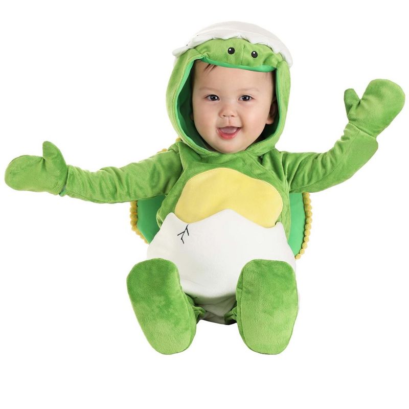 HalloweenCostumes.com Hatching Infant Turtle Costume., 2 of 4