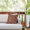18"x18" Deny Designs Little Arrow Design Co Cow Skull Outdoor Throw Pillow: Abstract Pattern, Polyester, Square Shape - 2 of 4