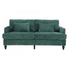 TiramisuBest Mid Century Modern chenille Fabric Loveseat sofa, Modular Sectional Sofa with Storage, Sideboard Buffet Style Design for Living - 2 of 4