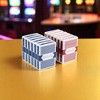 Slickblue 12-Pack Jumbo Index Playing Cards Red & Blue – Poker Size, Plastic-Coated, Gingham Design - 2 of 3