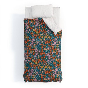 Deny Designs 2pc Twin/Twin XL Schatzi Brown Laural Ditsy Green Comforter and Sham Set - 1 of 4