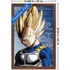 Trends International Dragon Ball Z: Cell Saga - Vegeta Super Saiyan Framed Wall Poster Prints - 3 of 4