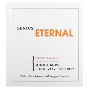 The Genius Brand Eternal, Anti-Aging, 60 Veggie Capsules - 1 of 4