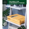 Attop Premium Foldable Bathtub Tray Caddy - Wood Bath Tray for Tub Expandable Bath Table Trays, Bathtub & Bathroom Accessories - 4 of 4