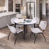 Dali Round Tapered Leg Dining Table - Regency - 4 of 4