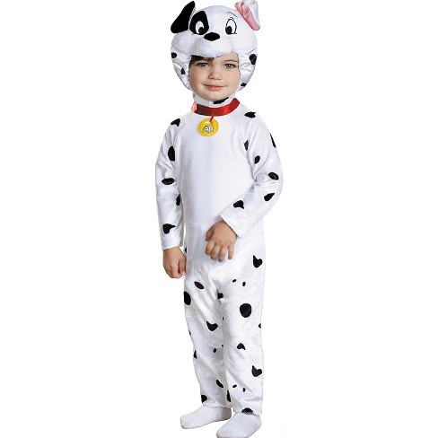 Toddler Disney Classic 101 Dalmations Dog Costume Size 3t 4t White Target