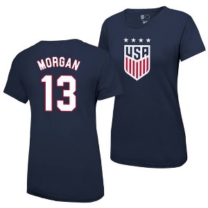 USWNT Alex Morgan Women's Soccer 4 Star Athletic T-Shirt - 1 of 3