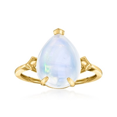 Ross-Simons Ethiopian Opal Fleur-De-Lis Ring in 14kt Yellow Gold