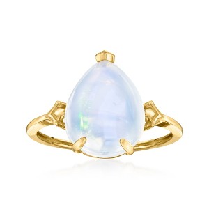 Ross-Simons Ethiopian Opal Fleur-De-Lis Ring in 14kt Yellow Gold - 1 of 4