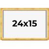 PosterPalooza | Minimalist Shadow Box Gold Picture Frame - UV Acrylic, Backing Board, Hanging Hardware - 2 of 4