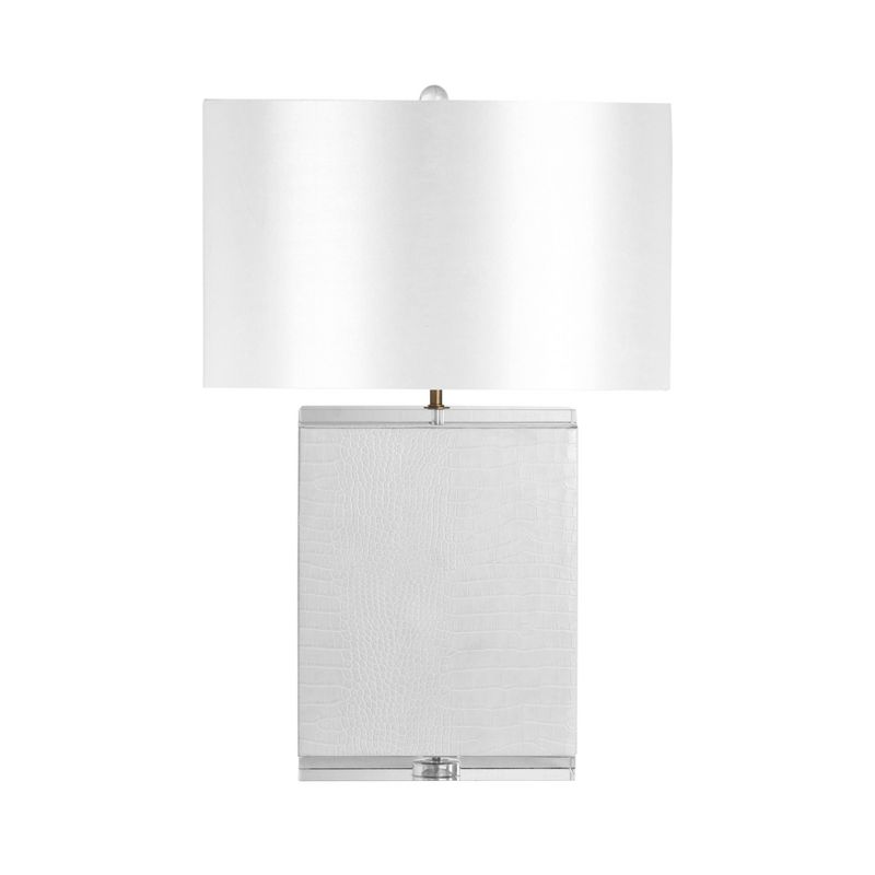 SAGEBROOK HOME 29&#34; Crystal Table Lamp White/White, 1 of 2