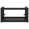 vidaXL Wall-mounted Bathroom Washbasin Frame Black 23.2 in. x 15 in. x 12.2 in. Iron - 3 of 4