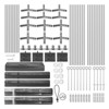 Carport 12x20Ft, Heavy Duty Carport Canopy with 4 Load-Bearing Sandbags, Roll-Up Mesh Window, Waterproof PE Cover, for Cars & Trucks - 3 of 4