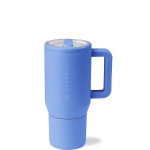HydroJug Traveler - Water Bottle with Handle & Flip Straw - Leak Resistant Tumbler, Insulated, Stainless Steel & Rubber Base - 1 of 4