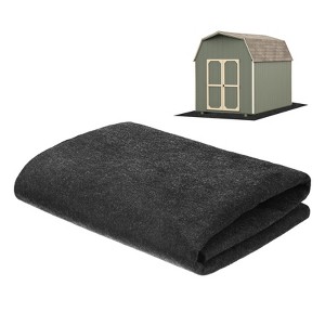 Unique Bargains Waterproof Felt Outdoor Storage Shed Flooring Mat Gray 1 Pc - 1 of 4