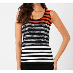 Women's Stripe Tank Top - french kyss - 1 of 4