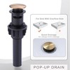 WOWOW 8 in. Widespread Double Handle Bathroom Faucet in Brushed Nickel - 4 of 4