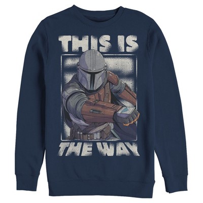 Men's Star Wars The Mandalorian This Is The Way Mando Sweatshirt