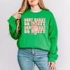 Simply Sage Market S.W.Smiley Don't Worry Be Hoppy Stacked Sweatshirt - 3 of 4