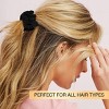 scünci No Damage Textured Scrunchies - Black - All Hair - 10pk - image 3 of 4