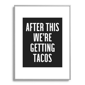 EnvyArt Getting Tacos Metal Framed Art Print - Deny Designs - 1 of 3