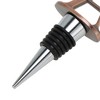 Unique Bargains Bottle Stoppers Aluminum Alloy TPE Red Bronze Tone Black Silver Tone 4.25"x1.61"x0.98" 1 Pc - 3 of 3