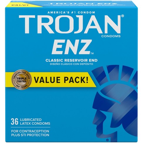 Trojan enz deals sizes