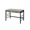 Royal Hampton Built-in USB Port Writing Desk, Light Weathered Oak and Black - 3 of 4
