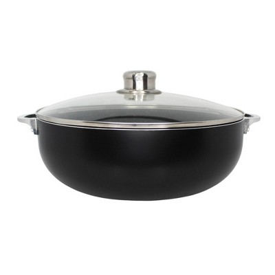 IMUSA 6.9qt Caldero with Black Dual Speckled Ceramic Set Black