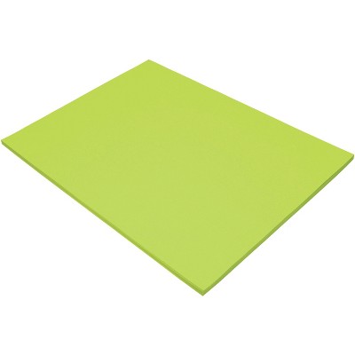 Tru-Ray Sulphite Construction Paper, 18 x 24 Inches, Brilliant Lime, 50 Sheets