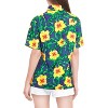 HAPPY BAY Hawaiian Shirts Womens Casual Summer Beach Party Floral Blouses Short Sleeve Tropical Vacation Tops Dress Shirts for Women - 3 of 4