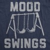 Mens Funny T Shirts Mood Swings Sarcastic Novelty Graphic Tee For Men - Crazy Dog Men's T Shirt - 2 of 4