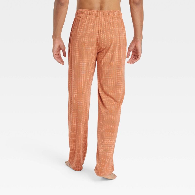 Men&#39;s Rusty Pointe Checkered Knit Pajama Pants - Goodfellow &#38; Co&#8482; Light Brown, 2 of 3