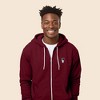 Dalix Astronaut Embroidered Hoodie Fleece Sweatshirt Zip Front Mens - 4 of 4