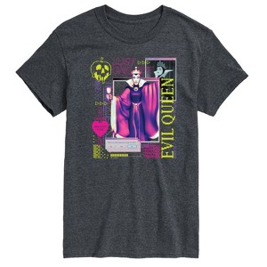 Men's - Disney - Evil Queen Vapor Wave Short Sleeve Graphic T-Shirt - 1 of 4